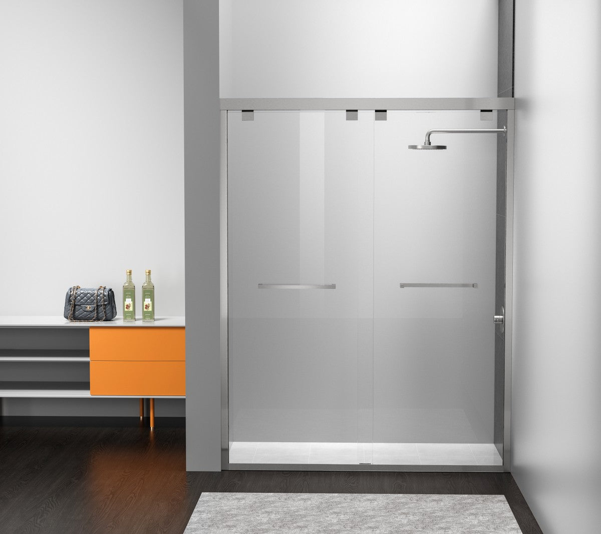 Elegant Lighting - SD303-6076BNK - Shower Door - Warren - Clear