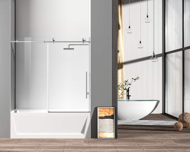 Elegant Lighting - TD111-6060BNK - Tub Door - Orlando - Clear