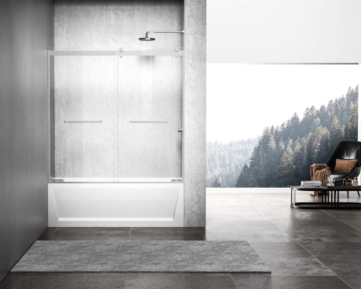 Elegant Lighting - TD222-6060PCH - Tub Door - Ross - Polished Chrome