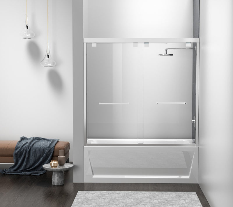 Elegant Lighting - TD333-6060PCH - Tub Door - Trenton - Polished Chrome