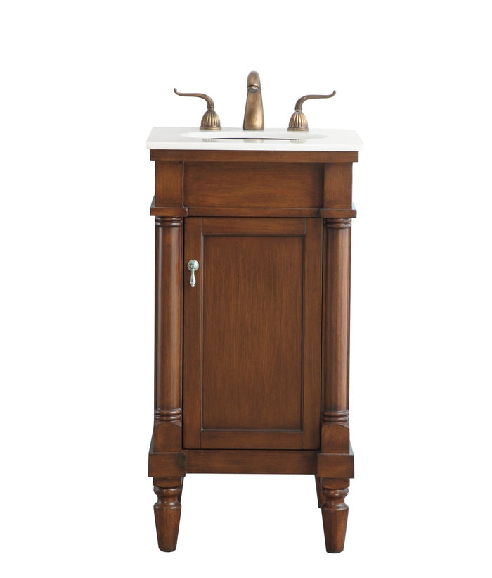 Elegant Lighting Single Bathroom Vanity from the Lexington collection in Walnut finish