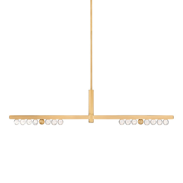 Corbett Lighting LED Linear from the Annecy collection in Vintage Brass finish