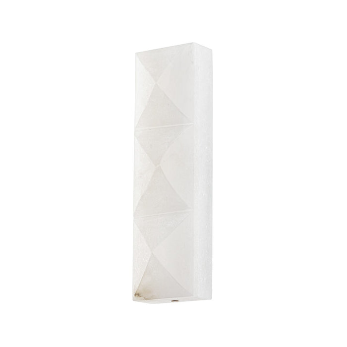 Corbett Lighting LED Wall Sconce from the Gypsum collection in Vintage Brass finish