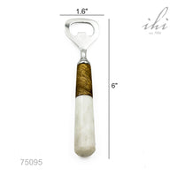 Design Shop Marble Wood Bottle Opener