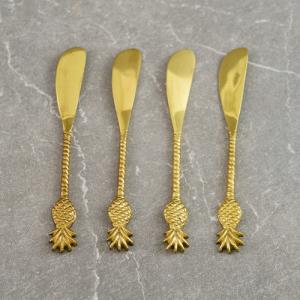 Design Shop Gold Spreaders S/4