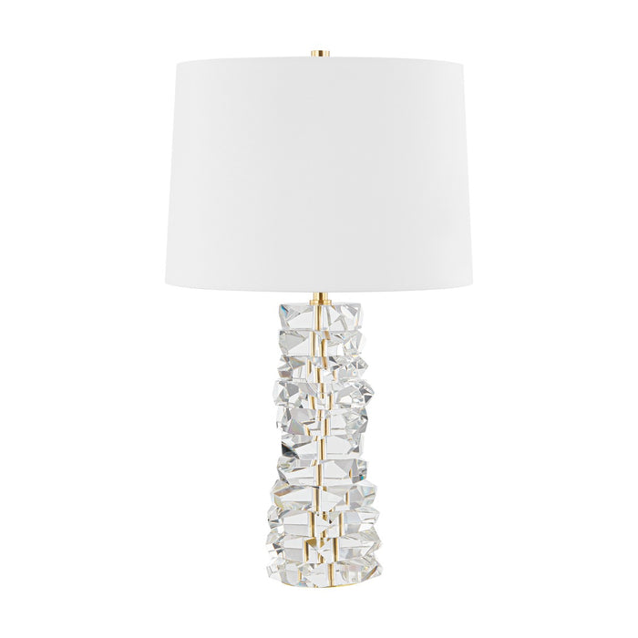 Hudson Valley - L5929-AGB - One Light Table Lamp - Bellarie - Aged Brass