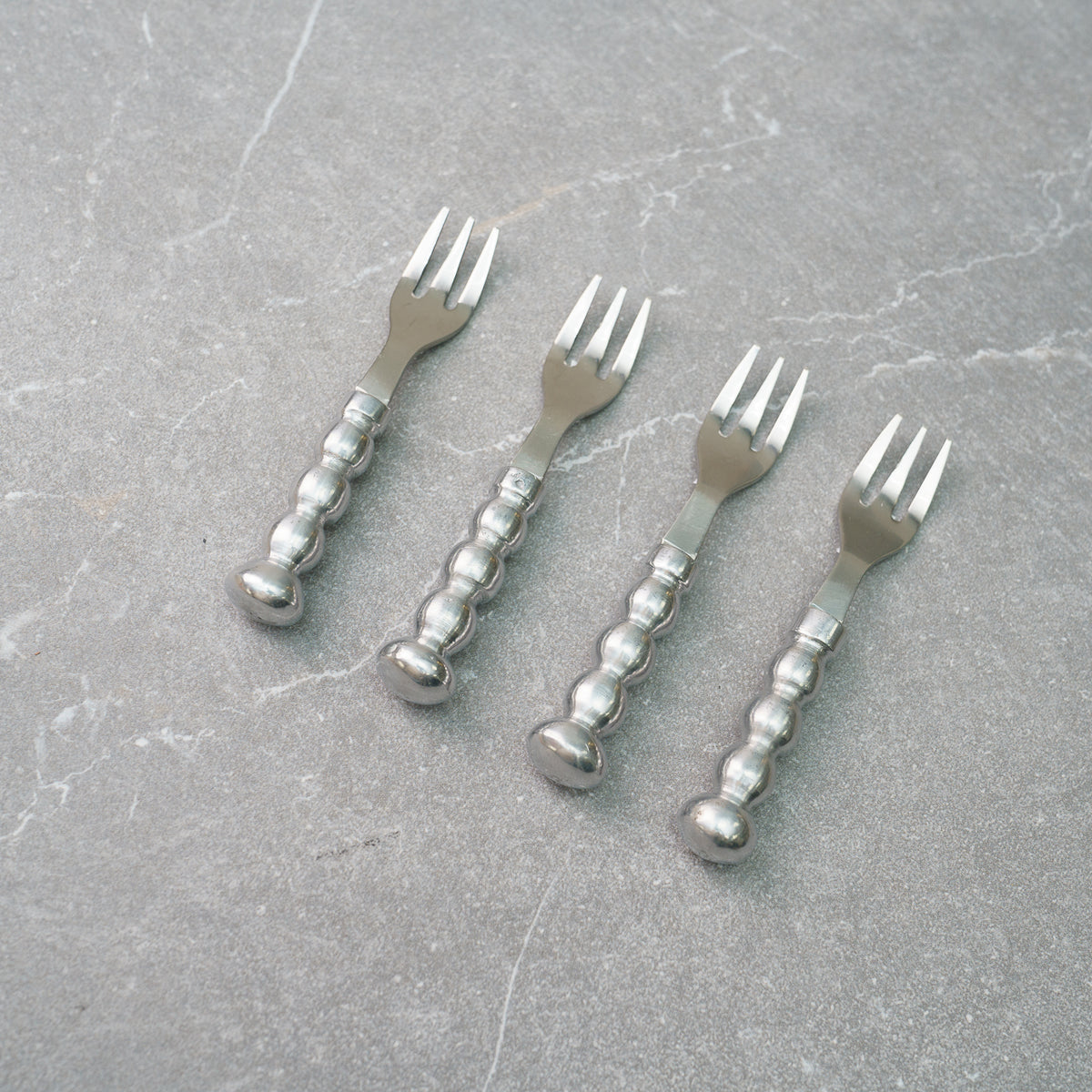 Design Shop Beaded Handle Cocktail Forks S/4