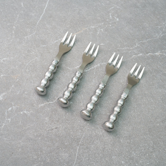 Design Shop Beaded Handle Cocktail Forks S/4