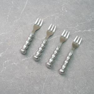 Design Shop Beaded Handle Cocktail Forks S/4