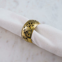 Design Shop Ornate Gold Filigree Napkin Ring