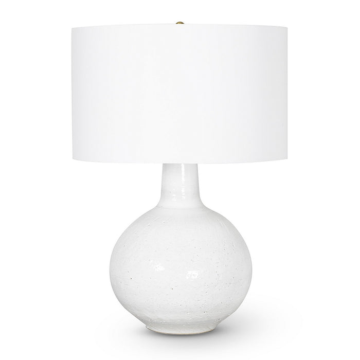 Regina Andrew One Light Table Lamp from the Clemente collection in White finish