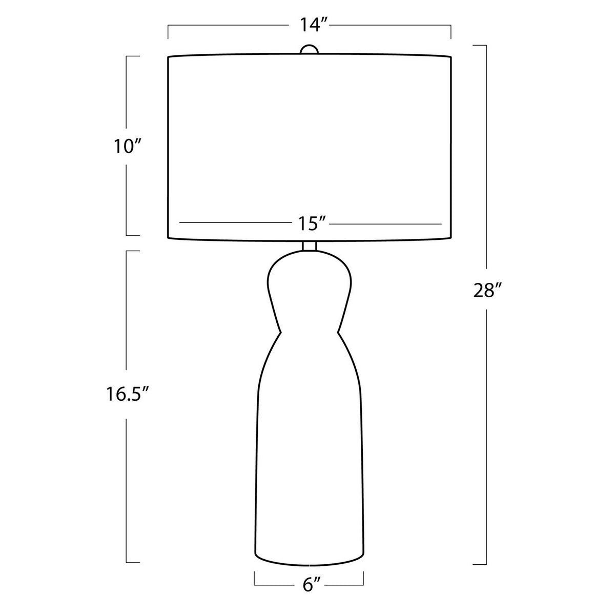 Regina Andrew - 13-1578 - One Light Table Lamp - Indie - Natural Stone