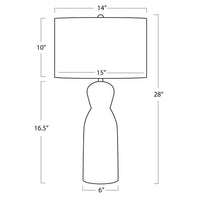 Regina Andrew - 13-1578 - One Light Table Lamp - Indie - Natural Stone
