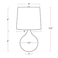 Regina Andrew - 13-1589NAT - One Light Mini Lamp - Noa - Natural Stone