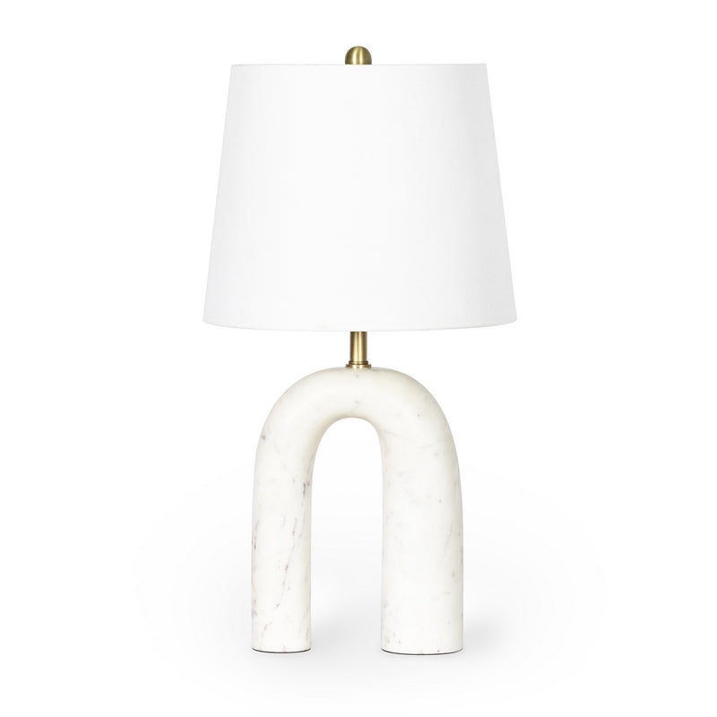 Regina Andrew One Light Table Lamp from the Slinkly collection in White finish