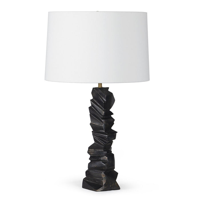 Regina Andrew One Light Table Lamp from the Gallerie collection in Blacken Zinc finish