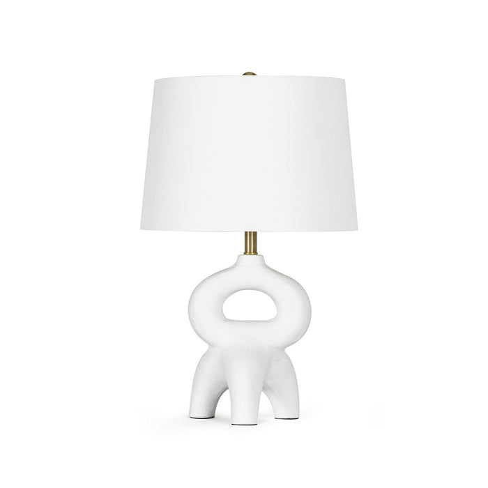 Regina Andrew One Light Table Lamp from the Jacob collection in White finish