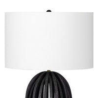 Regina Andrew - 13-1645 - One Light Table Lamp - Webbed - Blackened Iron