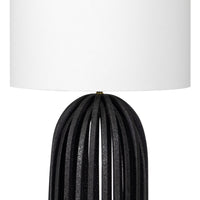 Regina Andrew - 13-1645 - One Light Table Lamp - Webbed - Blackened Iron