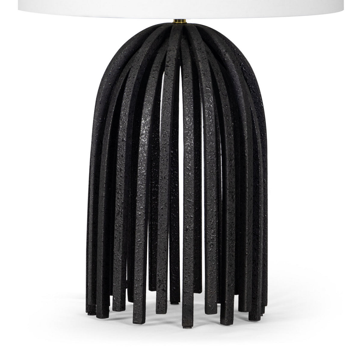 Regina Andrew - 13-1645 - One Light Table Lamp - Webbed - Blackened Iron
