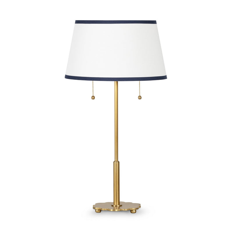 Regina Andrew Two Light Table Lamp from the Southern Living collection in Natural Brass finish