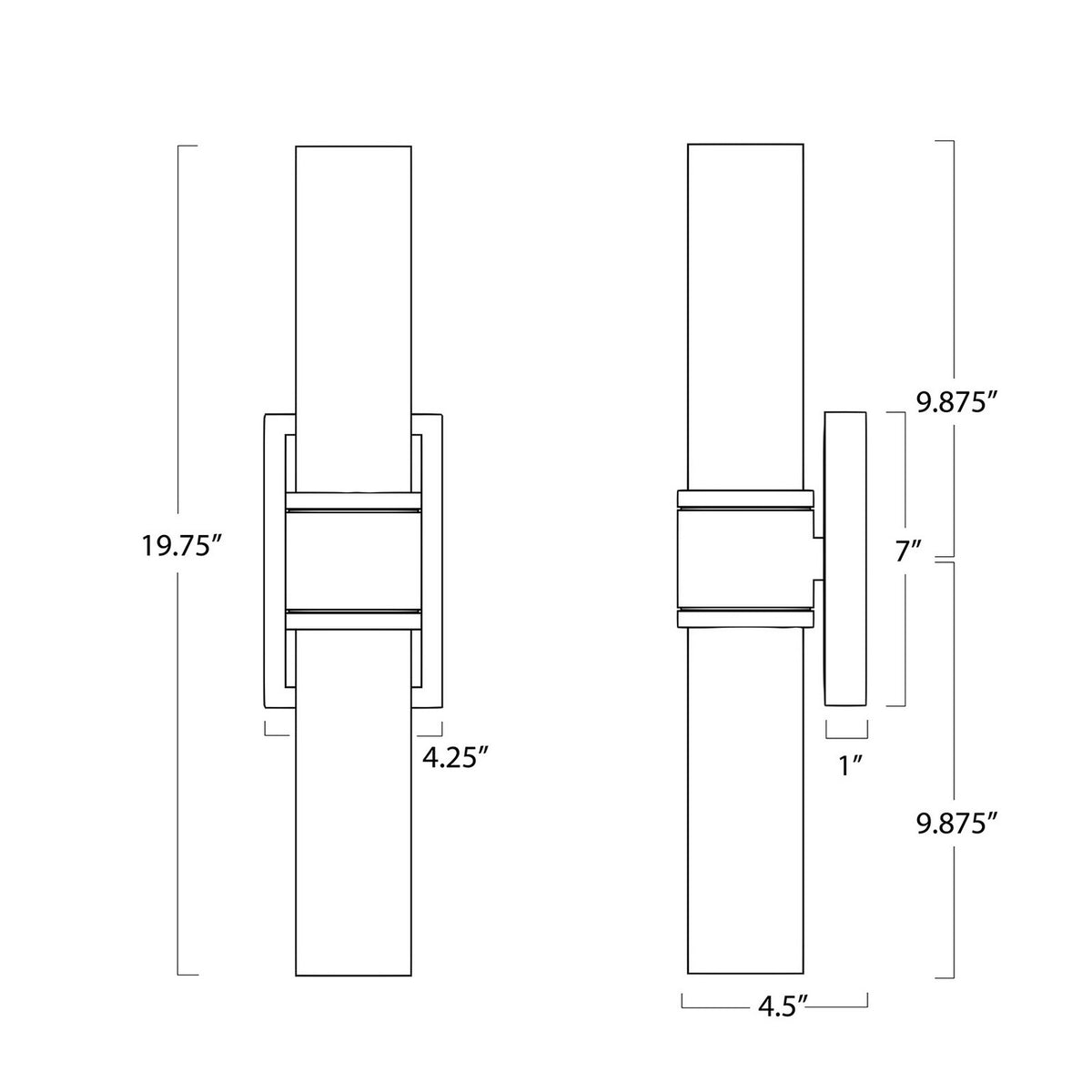 Regina Andrew - 15-1203NB - Two Light Wall Sconce - Emmett - Natural Stone