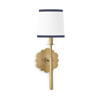 Regina Andrew - 15-1226 - One Light Wall Sconce - Daisy - Natural Brass
