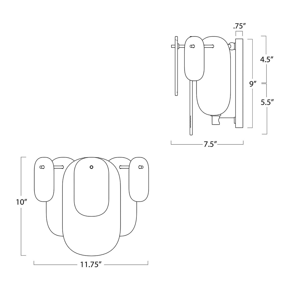 Regina Andrew - 15-1227NB - One Light Wall Sconce - Echo - Natural Brass