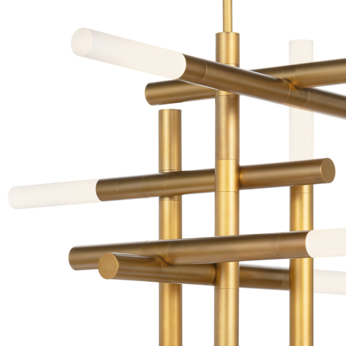 Regina Andrew - 16-1396NB - Eight Light Chandelier - Cass - Natural Brass