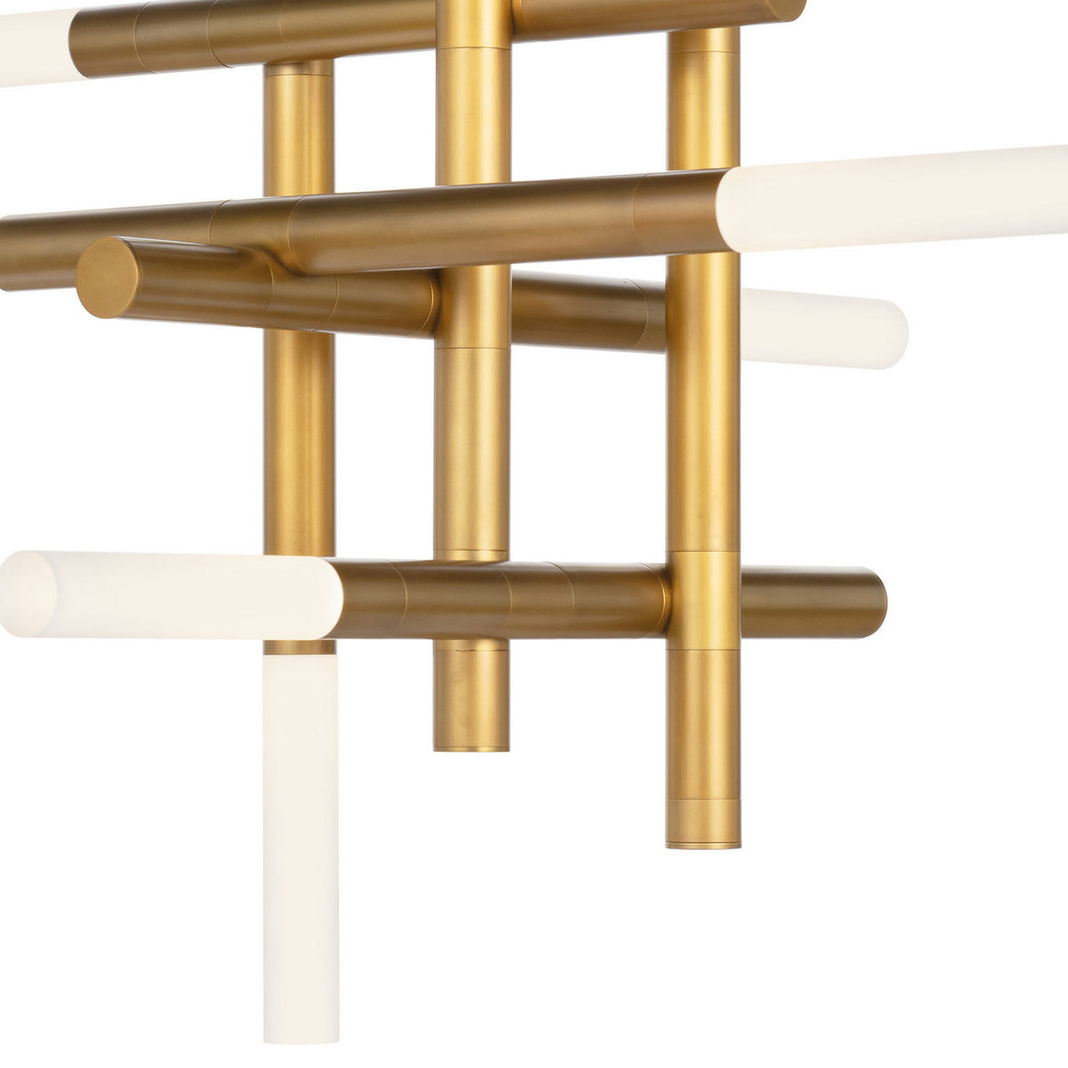 Regina Andrew - 16-1396NB - Eight Light Chandelier - Cass - Natural Brass