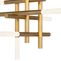 Regina Andrew - 16-1396NB - Eight Light Chandelier - Cass - Natural Brass