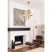 Regina Andrew - 16-1396NB - Eight Light Chandelier - Cass - Natural Brass