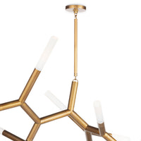 Regina Andrew - 16-1412NB - 13 Light Chandelier - Traveler - Natural Brass