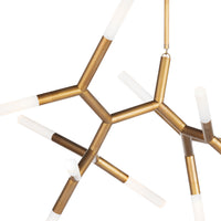 Regina Andrew - 16-1412NB - 13 Light Chandelier - Traveler - Natural Brass