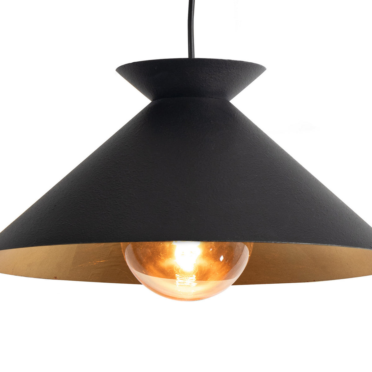 Regina Andrew - 16-1430BLK - One Light Pendant - Viggo - Blackened Steel