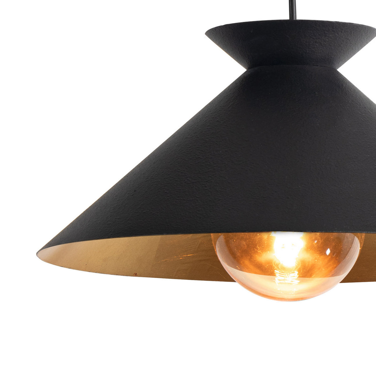 Regina Andrew - 16-1430BLK - One Light Pendant - Viggo - Blackened Steel