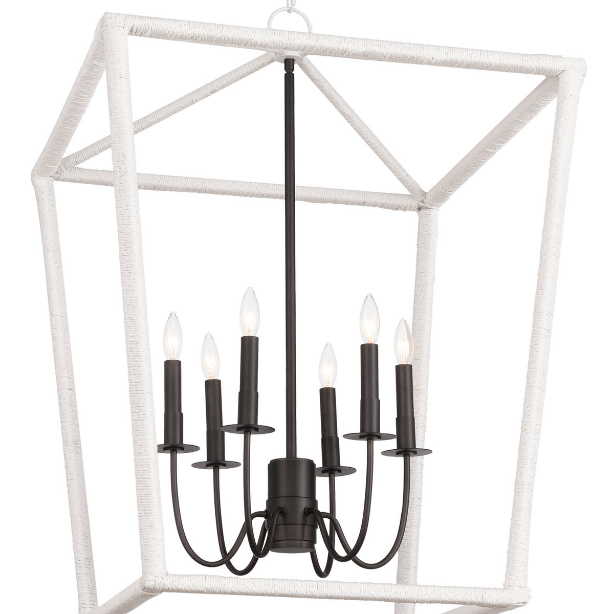 Regina Andrew - 16-1432 - Six Light Lantern - Luella - Blackened Brass
