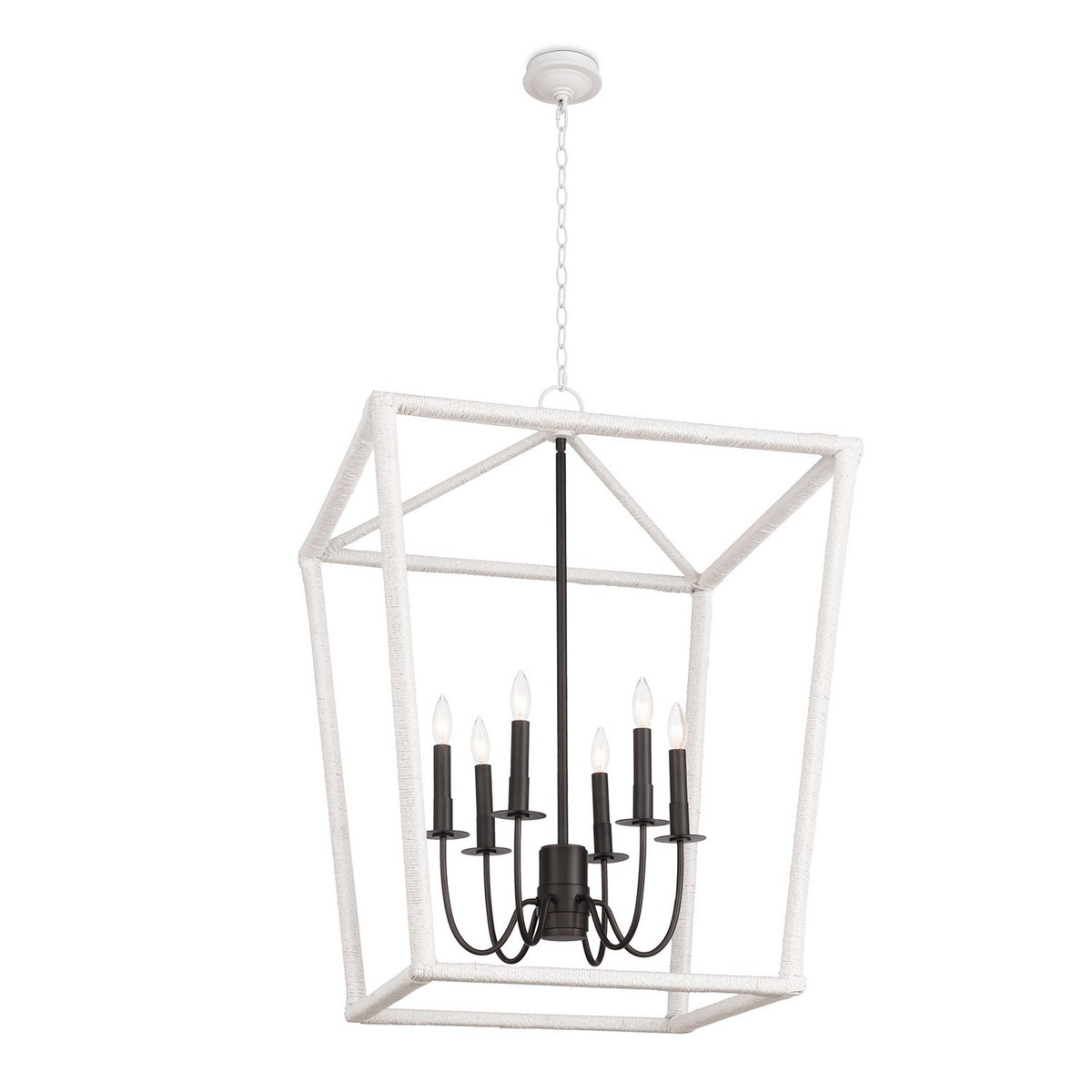 Regina Andrew - 16-1432 - Six Light Lantern - Luella - Blackened Brass