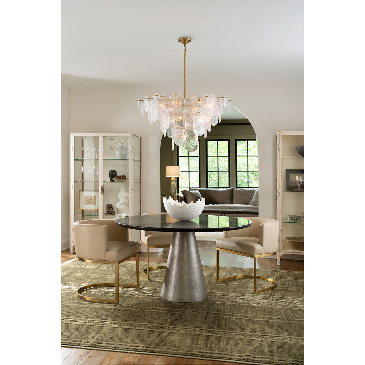 Regina Andrew - 16-1434NB - Ten Light Chandelier - Echo - Natural Brass