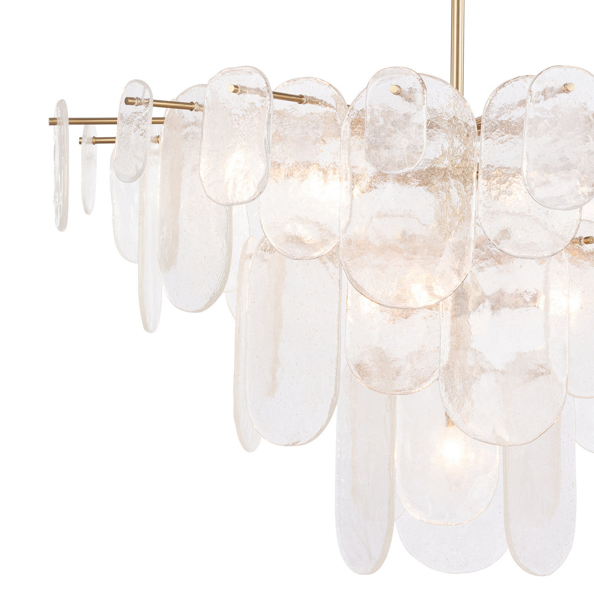 Regina Andrew - 16-1434NB - Ten Light Chandelier - Echo - Natural Brass