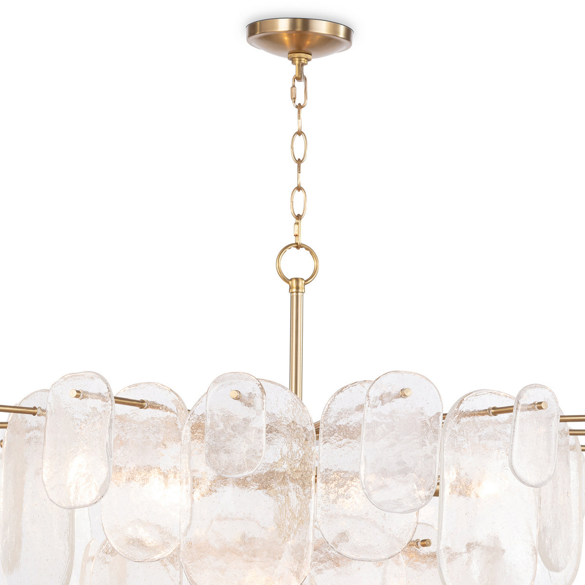 Regina Andrew - 16-1434NB - Ten Light Chandelier - Echo - Natural Brass