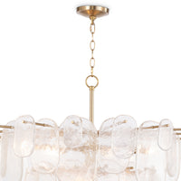 Regina Andrew - 16-1434NB - Ten Light Chandelier - Echo - Natural Brass