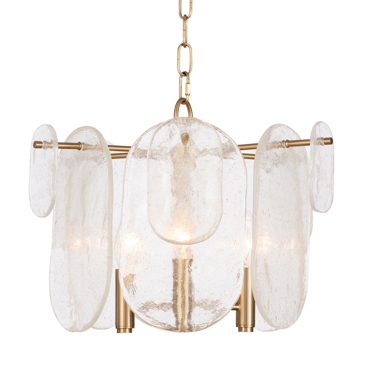 Regina Andrew - 16-1445NB - Three Light Pendant - Echo - Natural Brass
