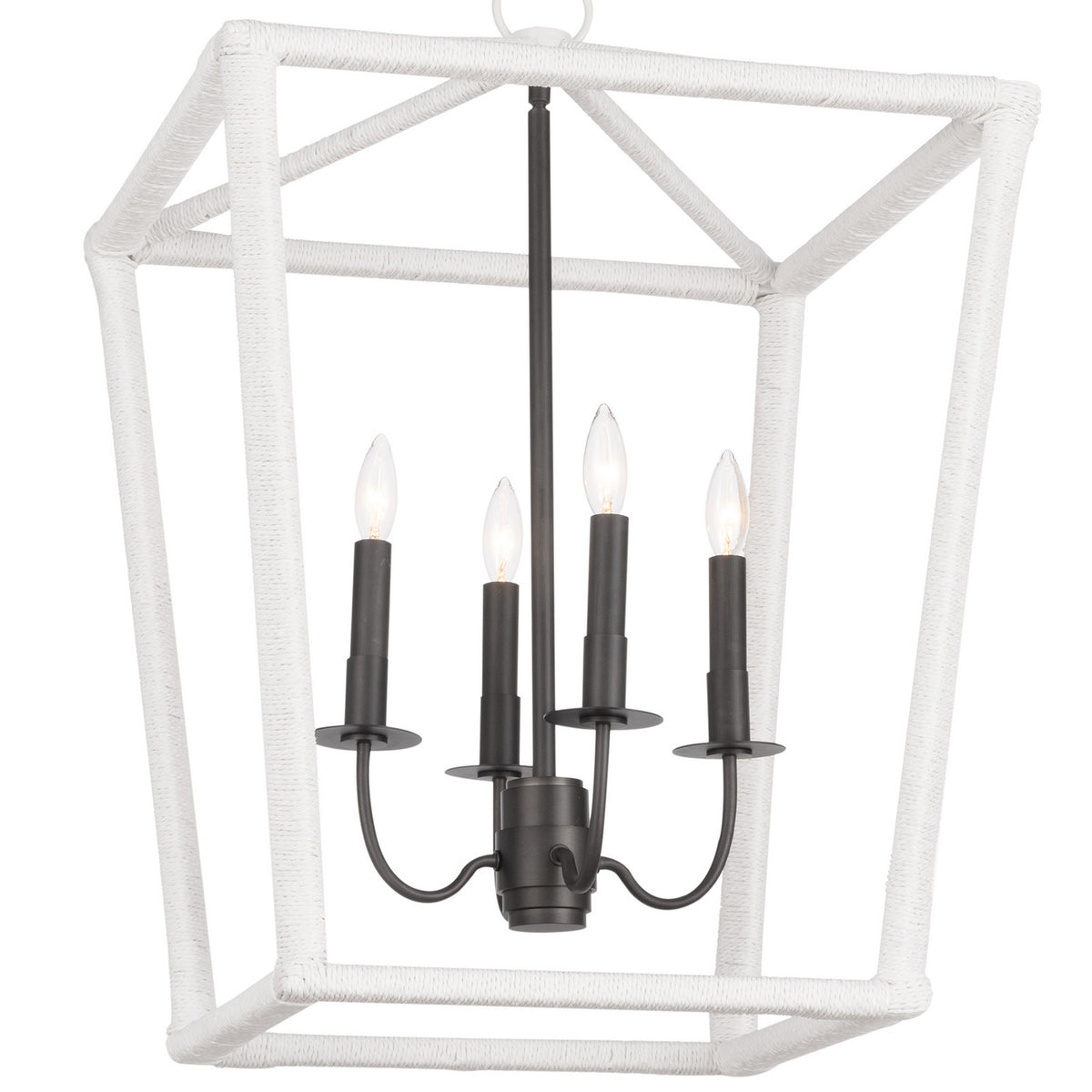 Regina Andrew - 16-1450 - Four Light Lantern - Luella - Blackened Brass