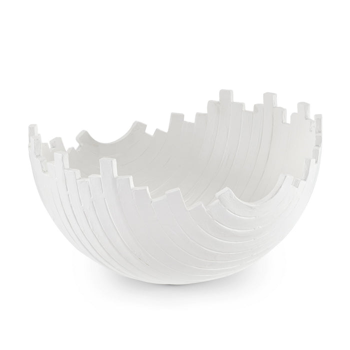 Regina Andrew Bowl from the Basalt collection in White finish