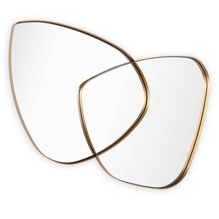 Regina Andrew Mirror from the Harmony collection in Natural Brass finish