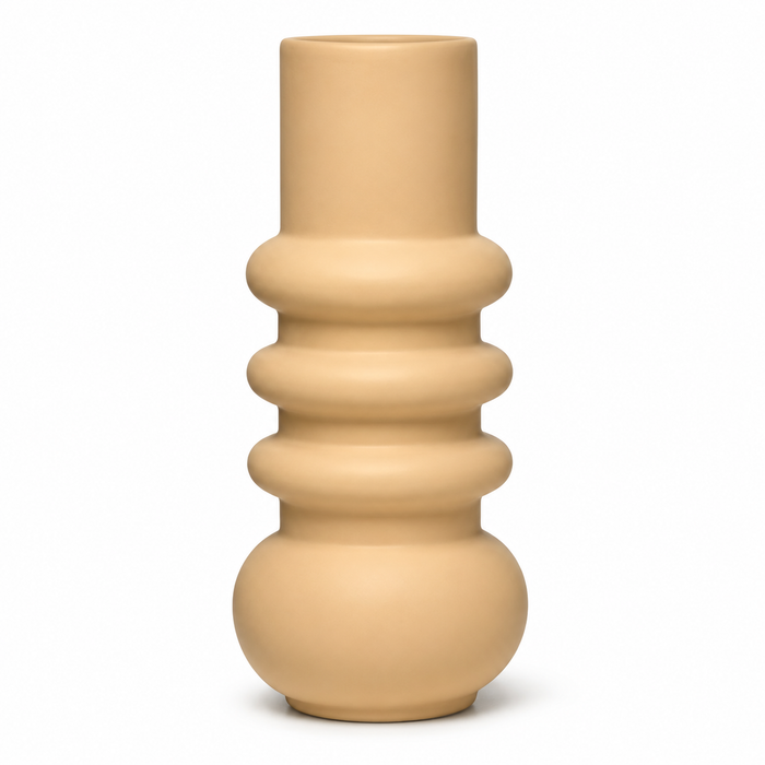 Design Shop Nude Stoneware Flower Vase 9.75"