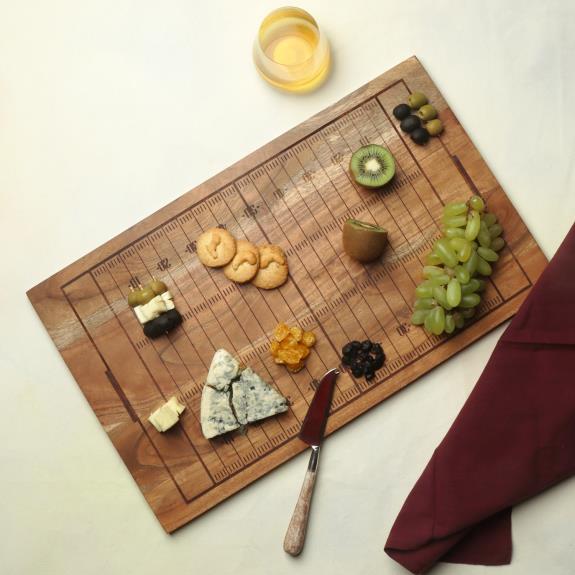 Design Shop Football Field Engraved Serving Board