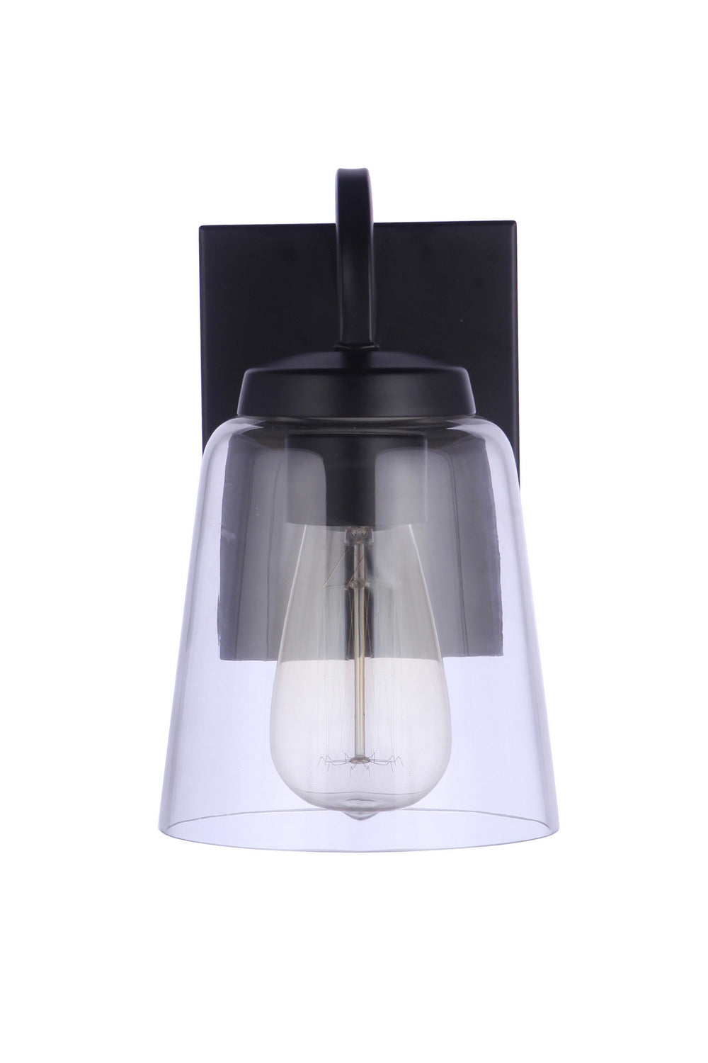 Craftmade - 16306FB1 - One Light Wall Sconce - Elsa - Flat Black
