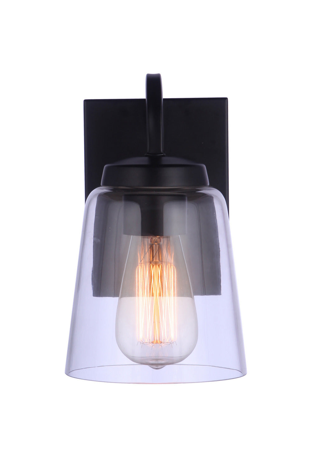 Craftmade - 16306FB1 - One Light Wall Sconce - Elsa - Flat Black